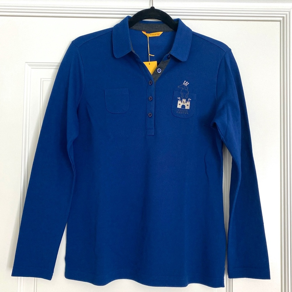 NWT Louis Castel Long Sleeve Golf Polo - Size M